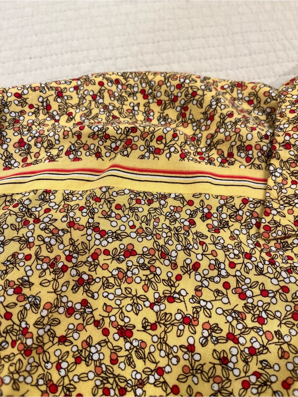 Max Studio Blue Floral Button-Front Top - Picture 4 of 4